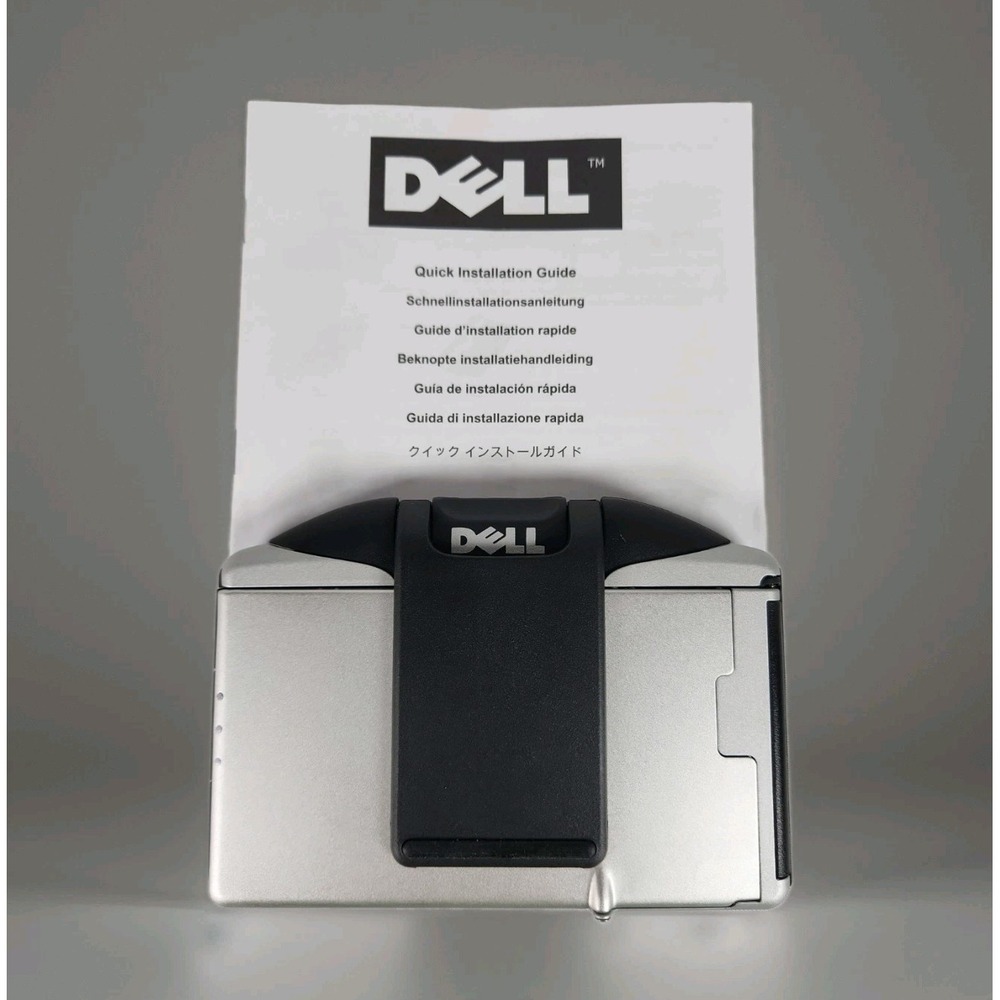 Vintage Dell Axim Executive Stowaway Bluetooth Folding Keyboard XTBT01 w/Manual